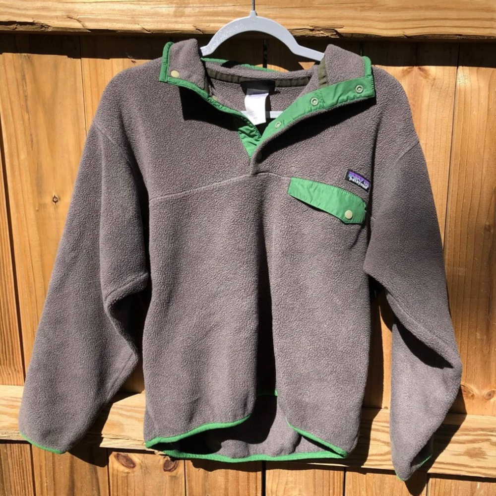 Patagonia snap pocket fleece